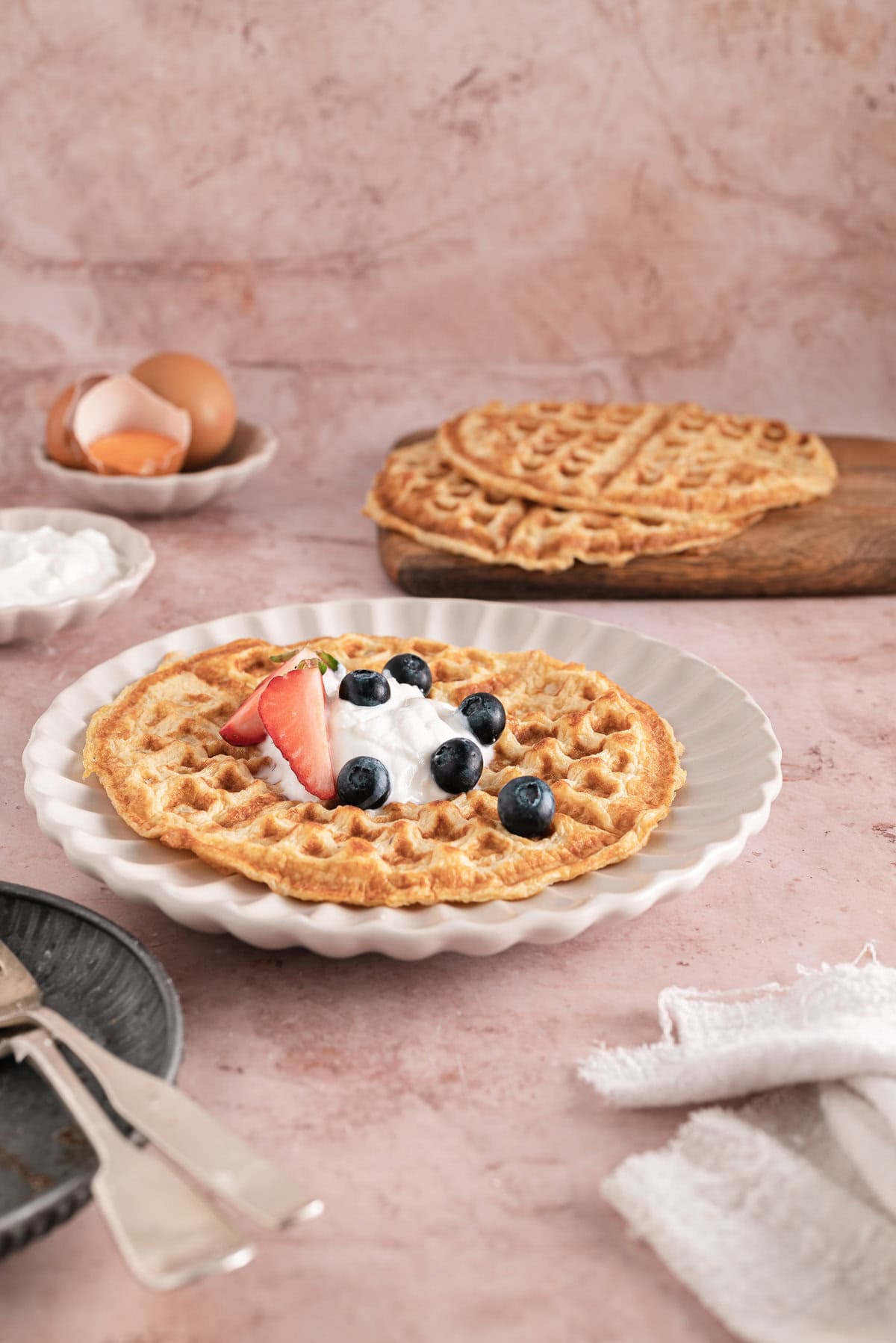 Egg Waffles Recipe - Food Faith Fitness