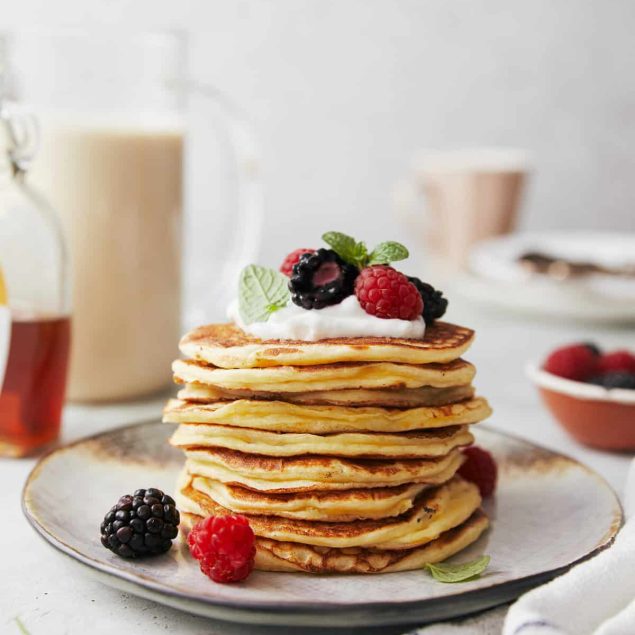 Fluffy Yogurt Pancakes