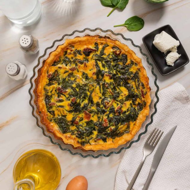 Goat Cheese Quiche