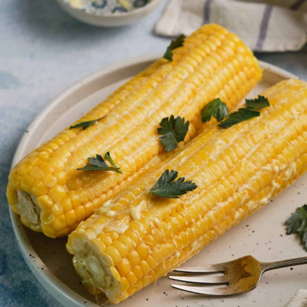 Milk Boiled Corn On the Cob
