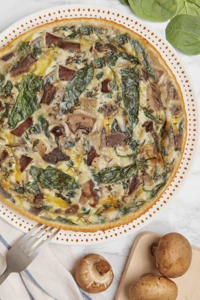 Mushroom Quiche Recipe