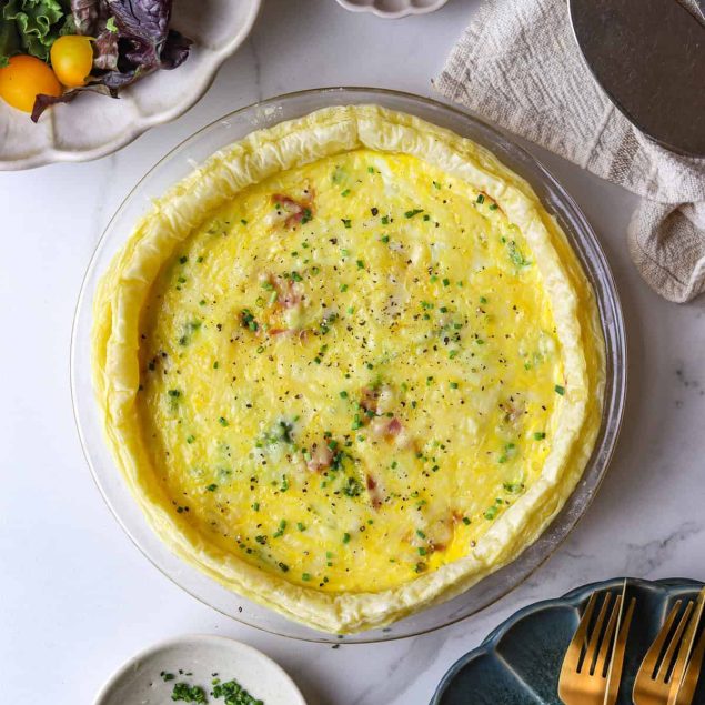 Puff Pastry Quiche