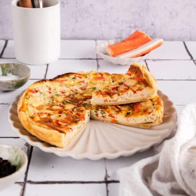 Easy Crab Quiche