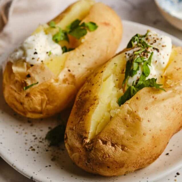 Easy Microwave Baked Potato