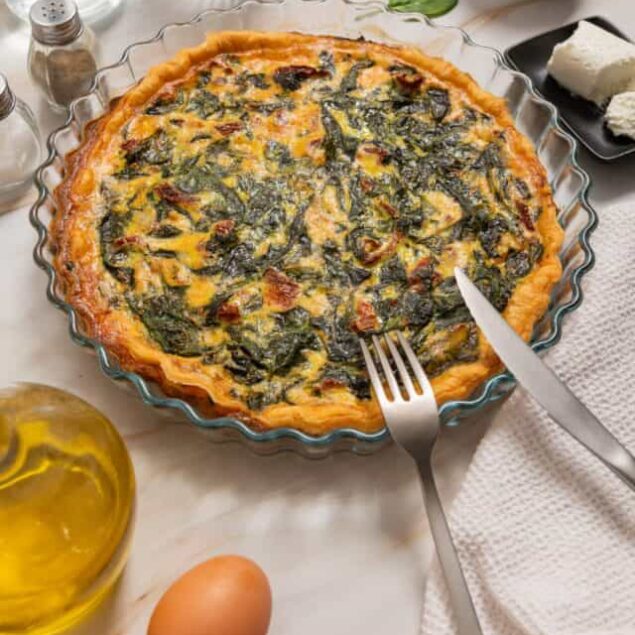 Goat Cheese Quiche