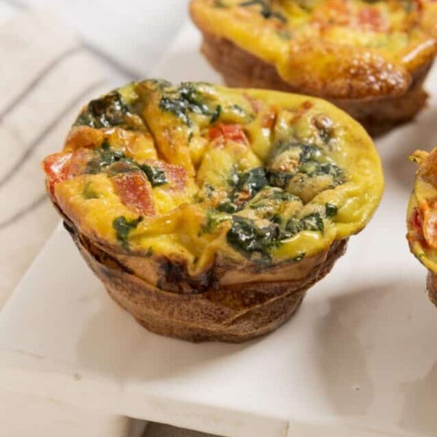 Ham and Cheese Mini Frittata (Egg Muffins)