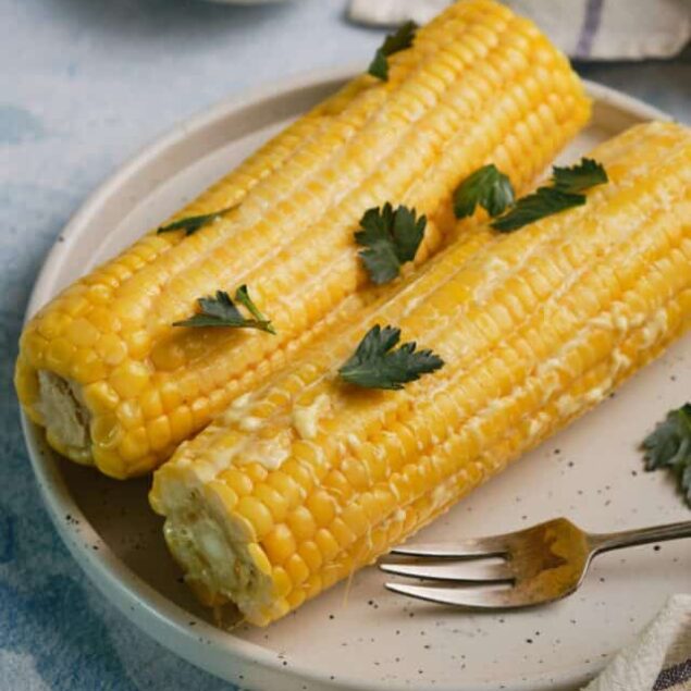 Milk Boiled Corn On the Cob