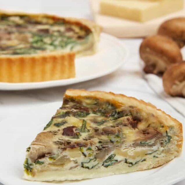 Mushroom Quiche Recipe