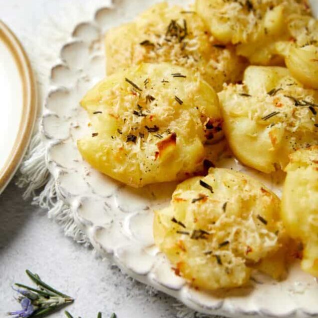 The Best Crispy Smashed Potatoes