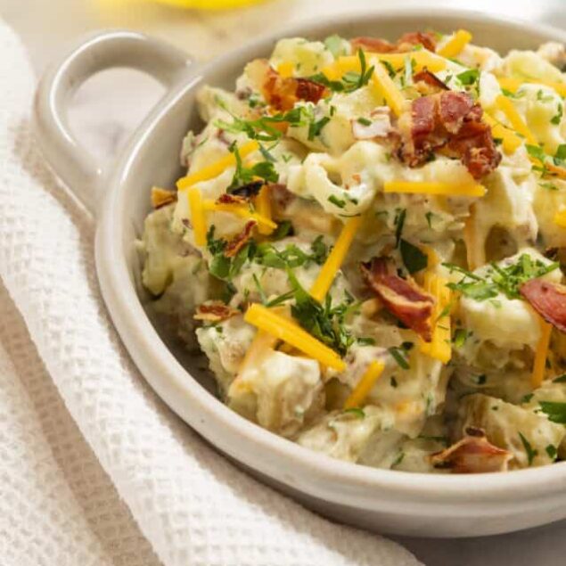 The Best Loaded Potato Salad