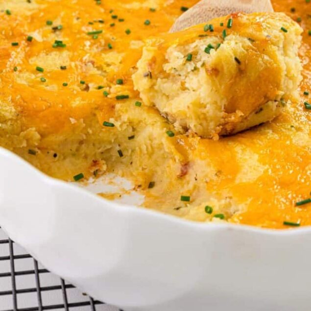 Twice Baked Mashed potatoes