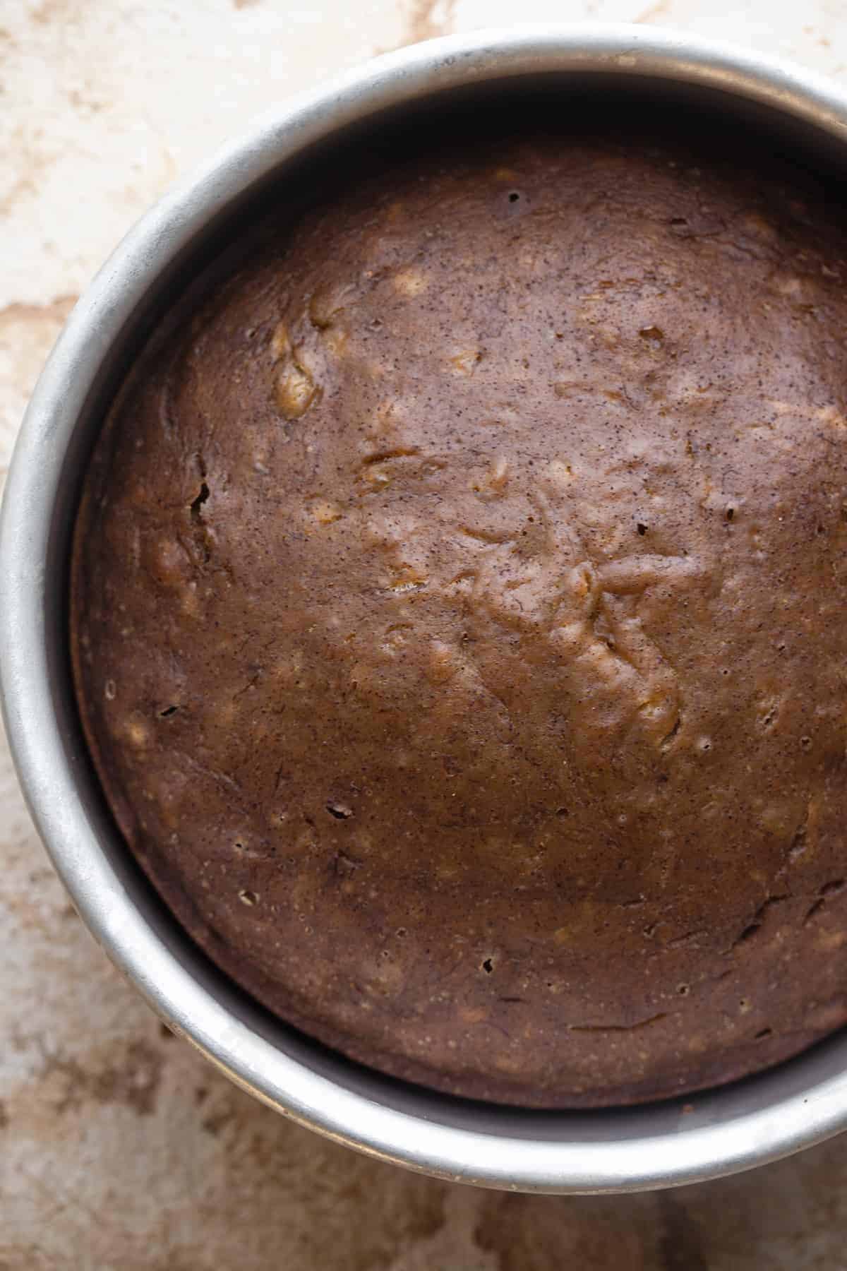 cake pelvis with immediate pot banana bread