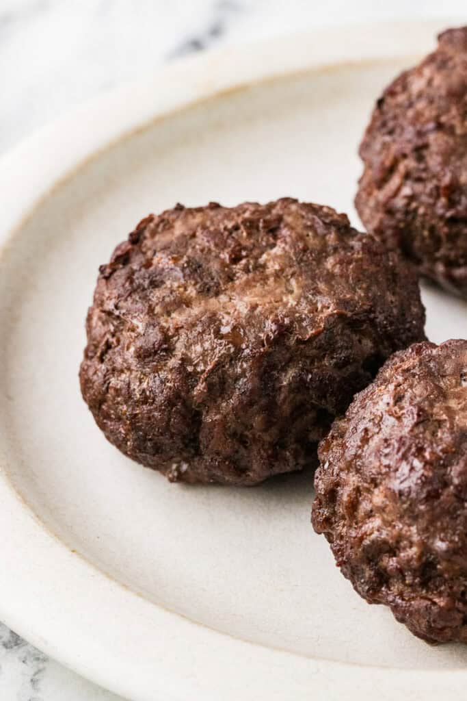 Air Fryer Hamburgers