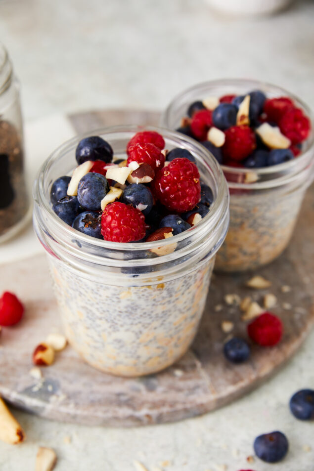 Luxus Overnight Oats Chia Bild