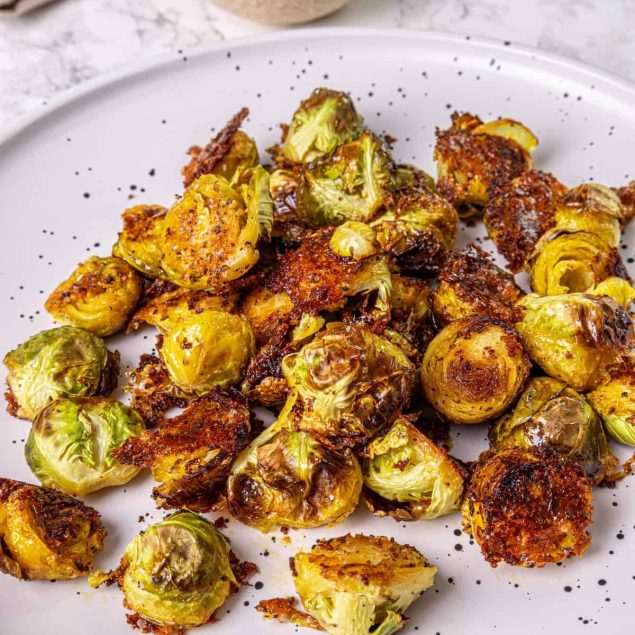 Parmesan Crusted Brussels Sprouts