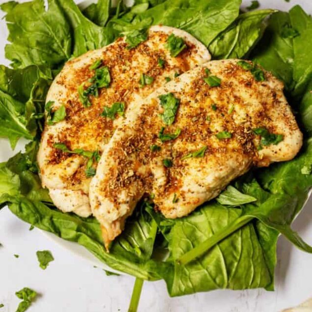 Air Fryer Bone-In Chicken Breasts