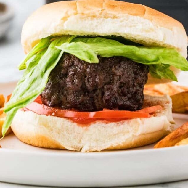 Air Fryer Hamburgers