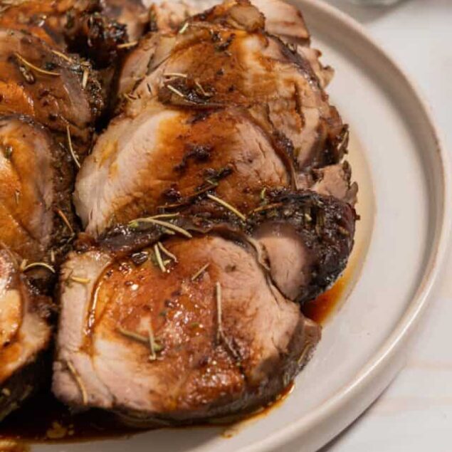 Balsamic Glazed Pork Tenderloin