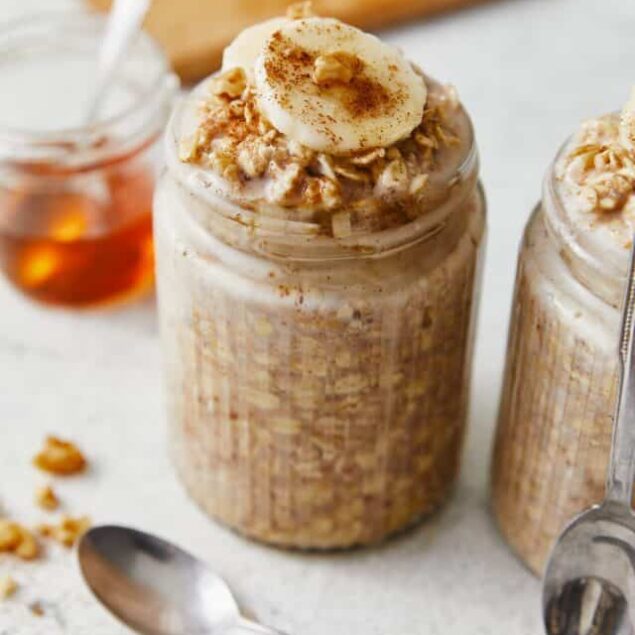Banana Bread Overnight Oats