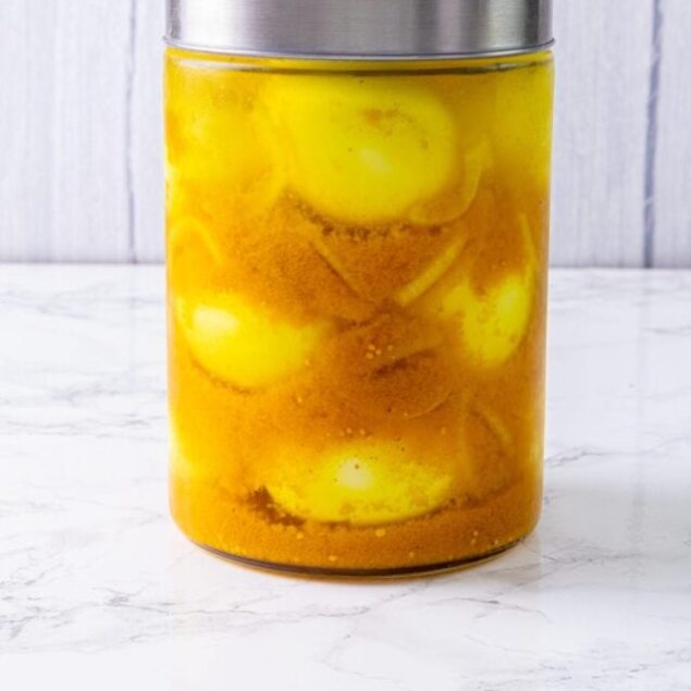 Mustard Pickled Eggs