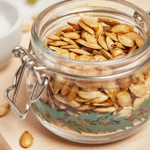 Roasted Squash Seeds
