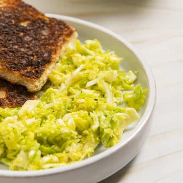 Shaved Brussel Sprout Salad