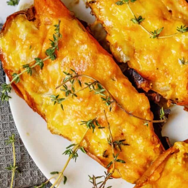 Twice Baked Sweet Potatoes.