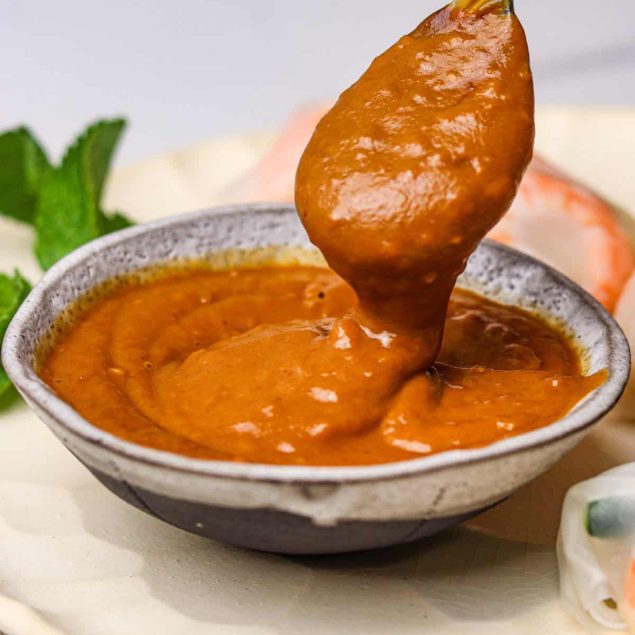 Peanut Sauce for Spring Rolls