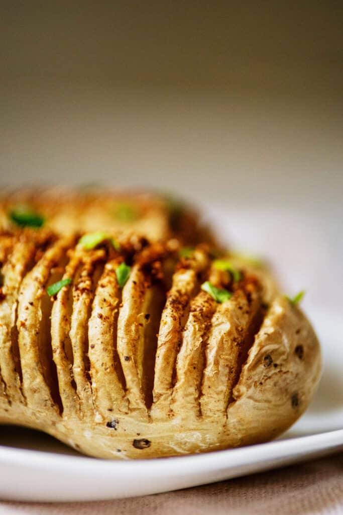 Air Fryer Hasselback Potatoes
