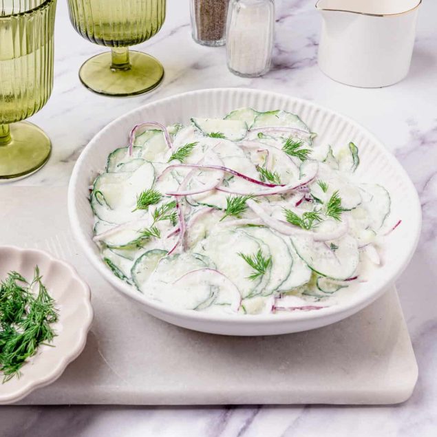 Creamy Cucumber Salad