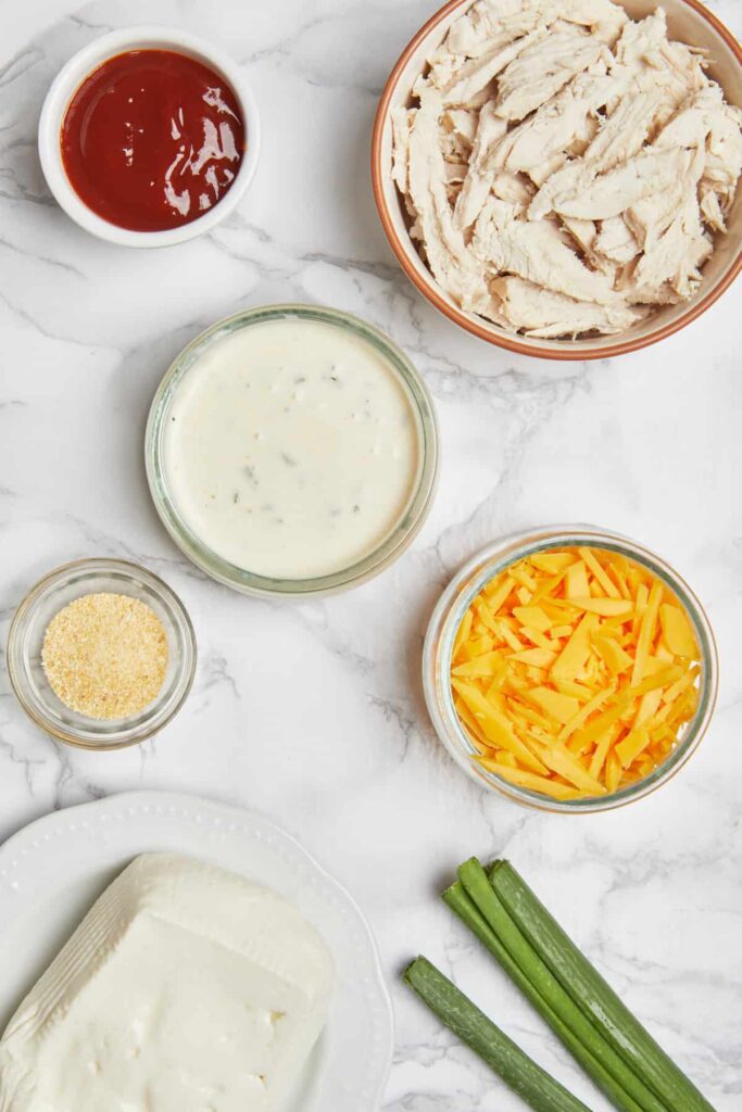 Crockpot Buffalo Chicken Dip