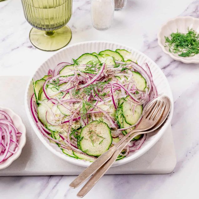 Cucumber Onion Salad