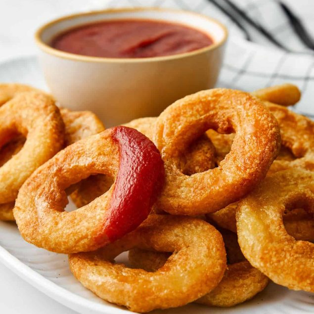 Frozen Onion Rings in Air Fryer