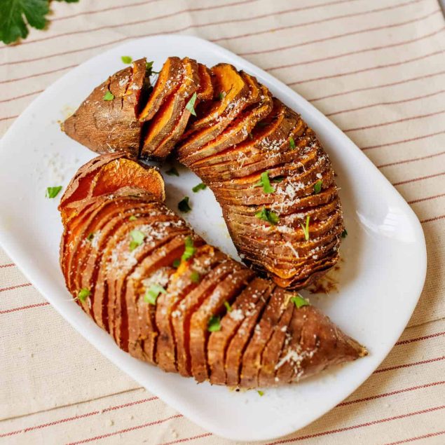 Hasselback Sweet Potatoes