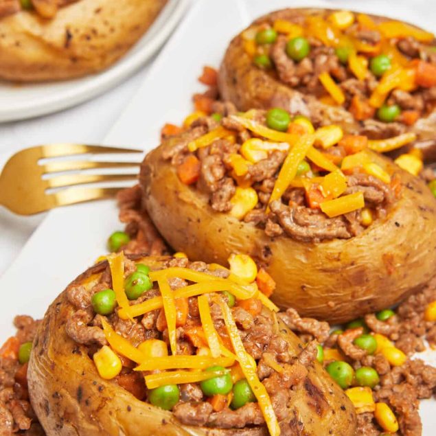 Shepherd's Pie Baked Potatoes