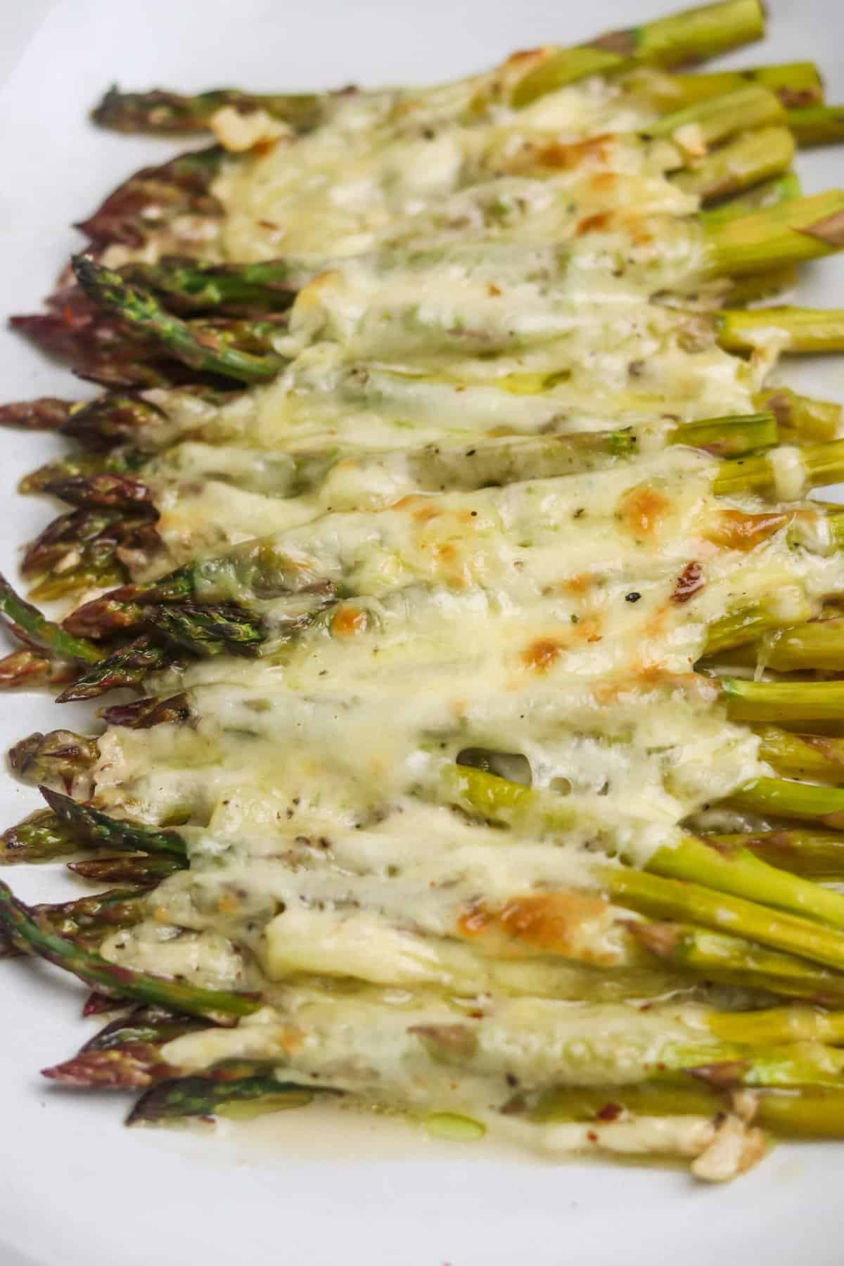 Cheesy Baked Asparagus