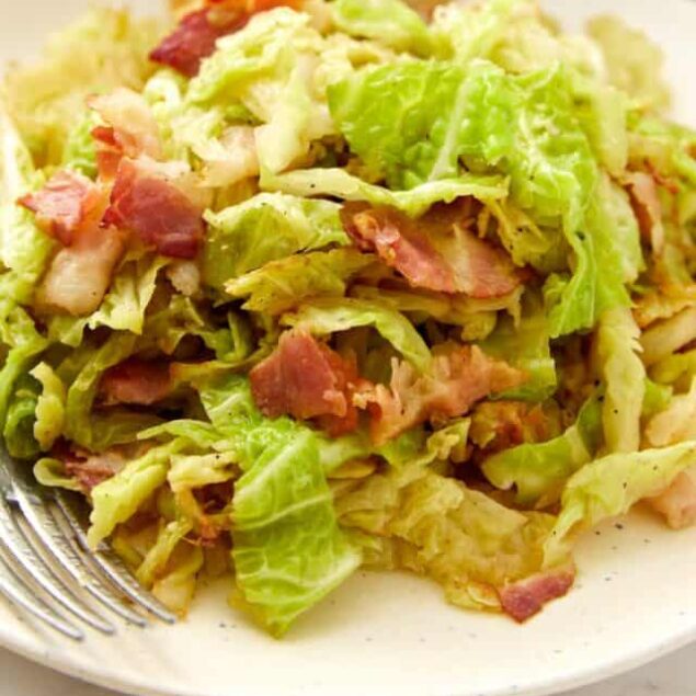 Bacon Fried Cabbage