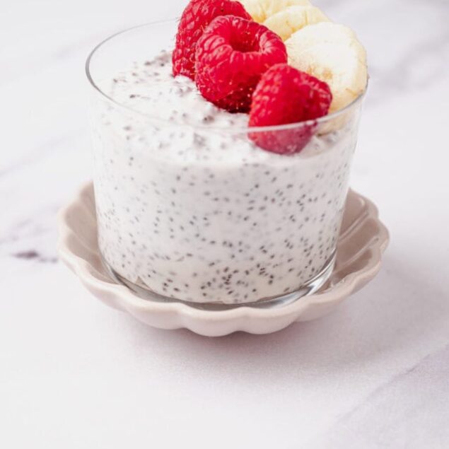 Chia Seeds in Yogurt