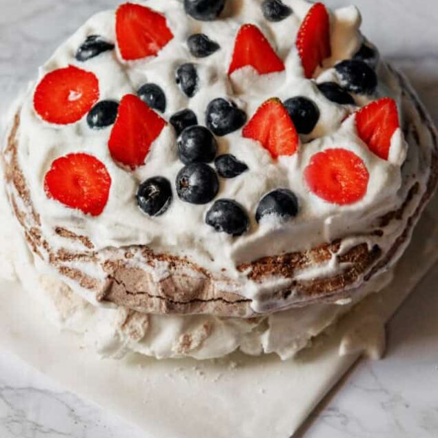 Chocolate Pavlova