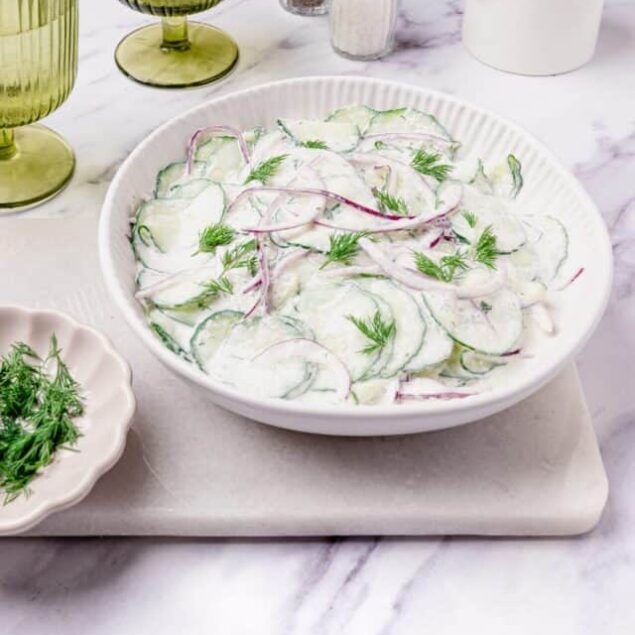 Creamy Cucumber Salad