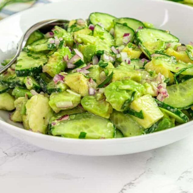 Cucumber Avocado Salad