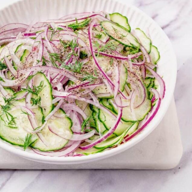 Cucumber Onion Salad