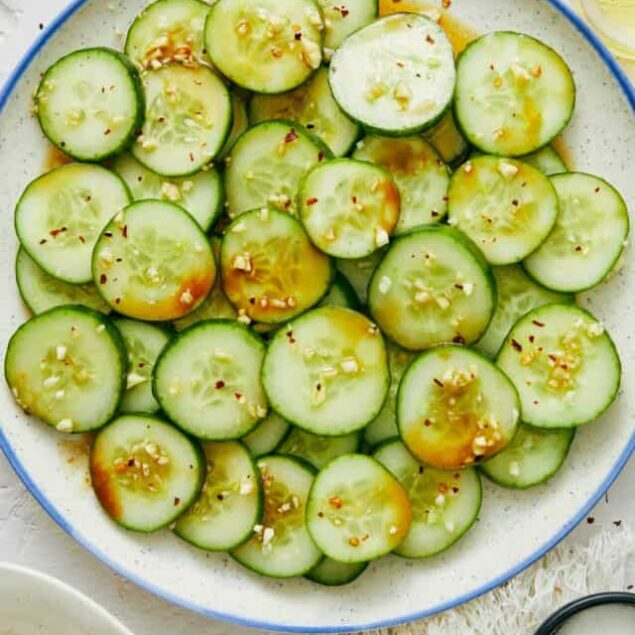 Din Tai Fung Cucumber Salad - CJ Eats Recipes
