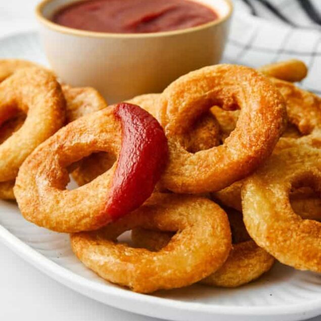 Frozen Onion Rings in Air Fryer