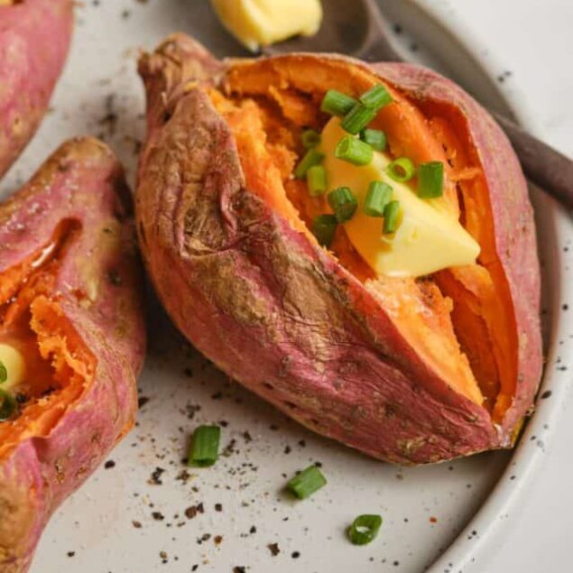Microwave Sweet Potato
