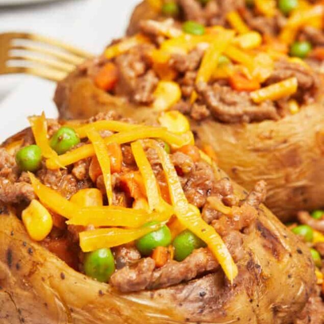 Shepherd's Pie Baked Potatoes