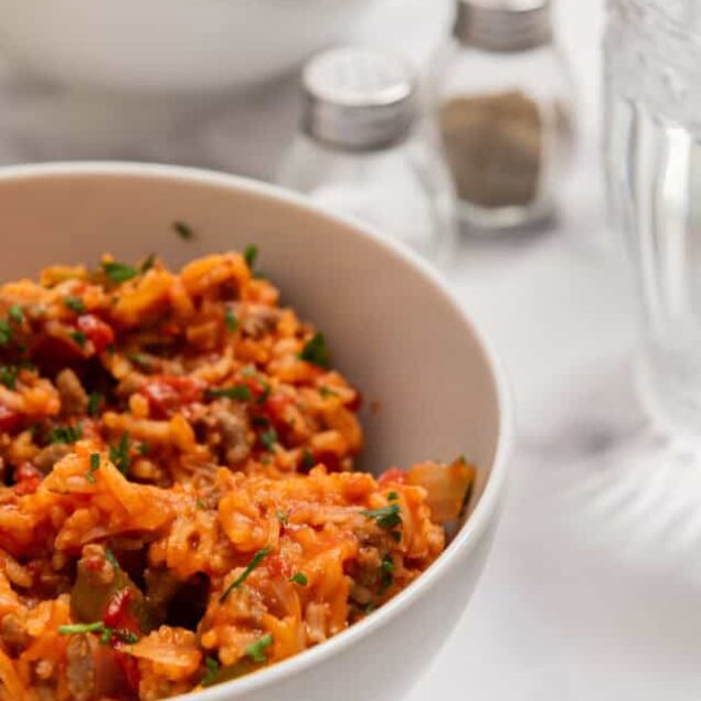 Spanish Rice with Ground Beef