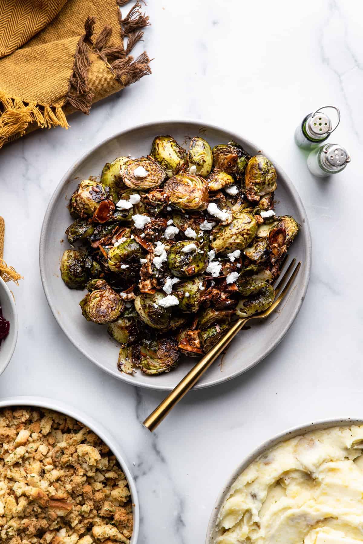 Oven-Roasted Honey Balsamic Brussels Sprouts