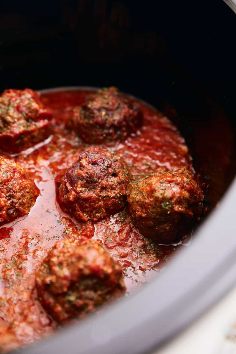 Crock-pot Meatballs - Food Faith Fitness