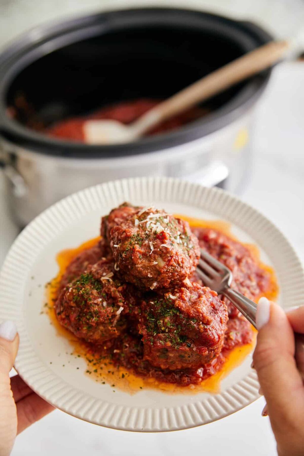 Crock-pot Meatballs - Food Faith Fitness
